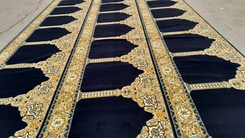موكيت مسجد رول بخطوط صفوف الصلاة - صورة 30